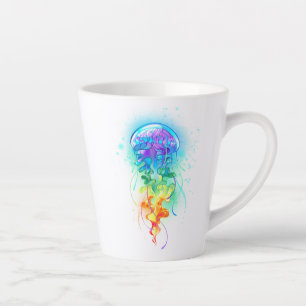 Caneca De Café Latte Peixe-medusa