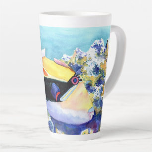 Caneca De Café Latte Peixes Humuhumunukunukuapuaa