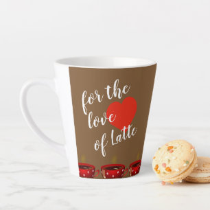 Caneca De Café Latte Pelo Amor De Latte Latte