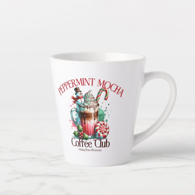 Caneca De Café Latte Peppermint Mocha Coffee Club (Direita)