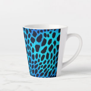Caneca De Café Latte Pequena lama de luz - 12 oz Impressões ecéticas