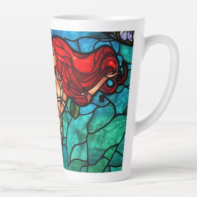 Caneca De Café Latte Pequena sublimação da Sereia-34765 (Direita)