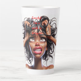 Caneca De Café Latte Perdendo a cabeça!
