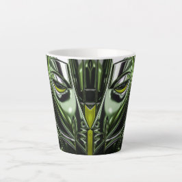 Caneca De Café Latte Perfil de Aço Verdejante