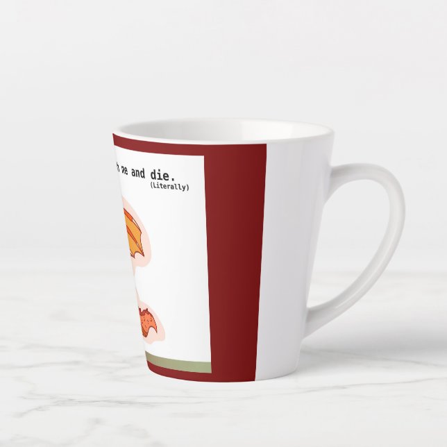 Caneca De Café Latte Peril Latte Mug (Direita)