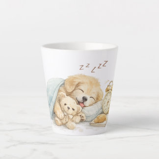 Caneca De Café Latte perro durmiendo