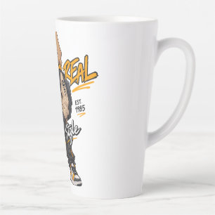 Caneca De Café Latte Personagem de Moda Streetwear Urbana – Grafite Leg