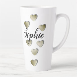 Caneca de Café Latte Personalizada Com Nome