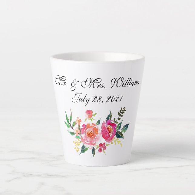 Caneca De Café Latte Personalizado (Frente)