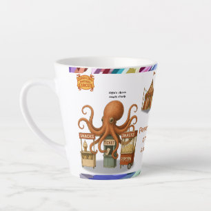 Caneca De Café Latte Personalizar: Lanchonete do Otto
