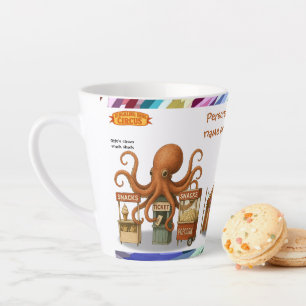 Caneca De Café Latte Personalizar: Lanchonete do Otto