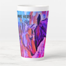 Personalizar os amantes do Cavalo Latte Mug