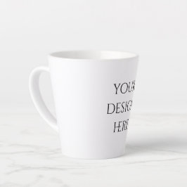 Caneca De Café Latte Personalizar ou Customizar