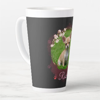 Caneca De Café Latte Personalized Pet Photo Latte Mug
