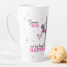 Personalized Rhythmic Gymnast Dream Big Coffee Mug