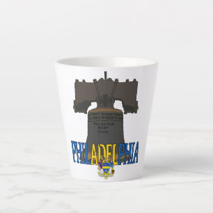 Caneca De Café Latte Philadelphia Pennsylvania Liberty Bell