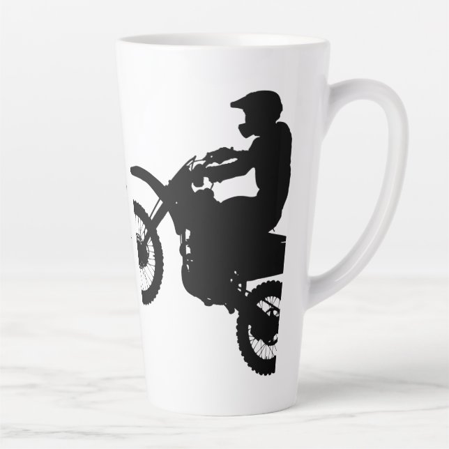 Caneca De Café Latte Photo Tile (Direita)