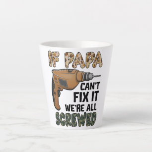 Caneca De Café Latte Piada do Pai Engraçado DIA DE OS PAIS