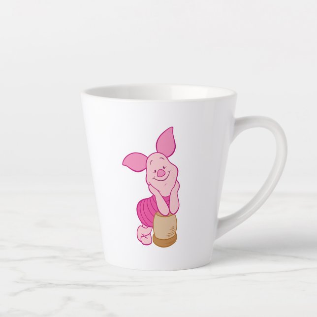 Caneca De Café Latte Piglet Latte Mug (Direita)