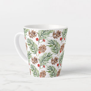 Caneca De Café Latte Pine Cone