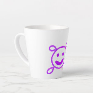 CANECA DE CAFÉ LATTE PINK BOM DIA MUG