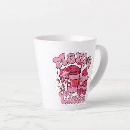 CANECA DE CAFÉ LATTE PINK MAMA CLAUS LATTE MUG