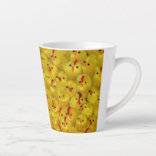 Caneca De Café Latte Pintinho Amarelo-Cinto Latino