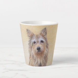 Caneca De Café Latte Pintura de Berger Picard - Arte de Cachorro Origin