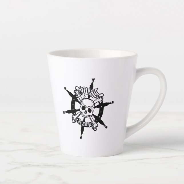 Caneca De Café Latte Pirate Latte Mug (Direita)
