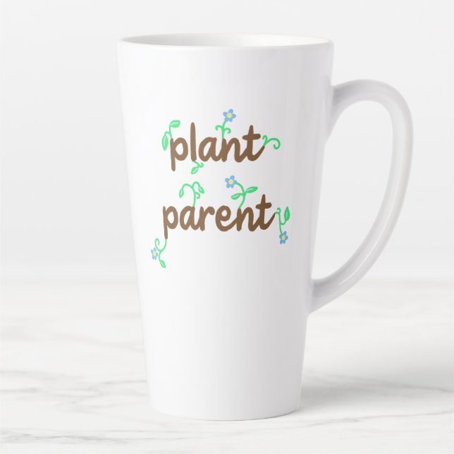Caneca De Café Latte Planta de Mug Pai (Direita)