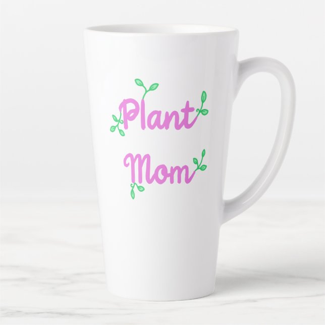 Caneca De Café Latte Planta Mãe Mug (Direita)