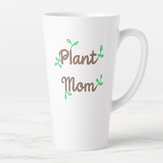 Caneca De Café Latte Planta Mãe Mug (Direita)