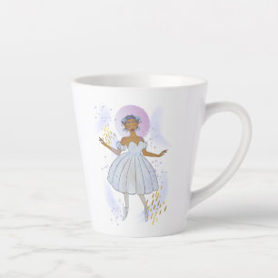 Caneca De Café Latte Pluma de Açúcar