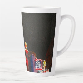 Caneca De Café Latte Pneus do Luigi