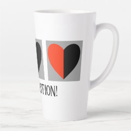 Caneca De Café Latte Poção de Amor Lata de Lata Cerâmica
