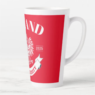 Caneca De Café Latte Polônia universitário