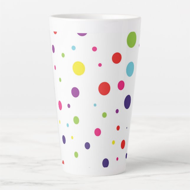 Caneca De Café Latte Pontas Whimsical Latte Mug (Frente)