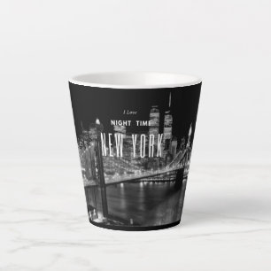 Caneca De Café Latte Ponte Brooklyn