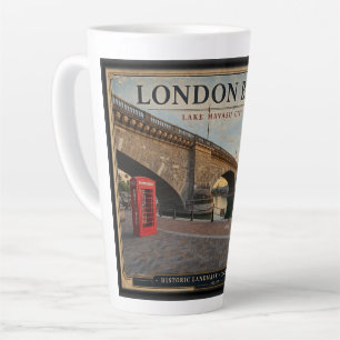 Caneca De Café Latte Ponte de Londres Lago Havasu