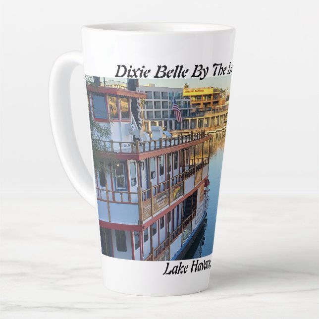 Caneca De Café Latte Ponte Londres Lake Havasu (Ângulo esquerdo)