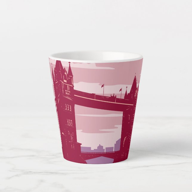 Caneca De Café Latte Ponte Torre (Frente)