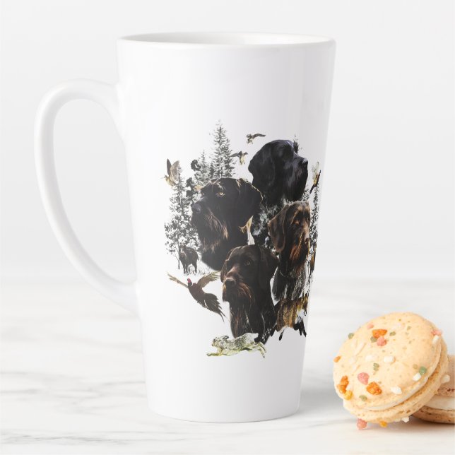 Caneca De Café Latte Ponteiro alemão Wirehaired (In Situ)