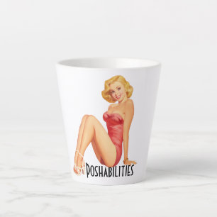 Caneca De Café Latte Ponteiro Retro Latte Mug - Possibilidades