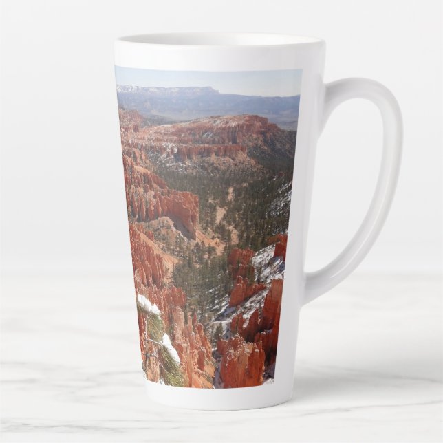 Caneca De Café Latte Ponto de Inspiração no Bryce Canyon I (Direita)