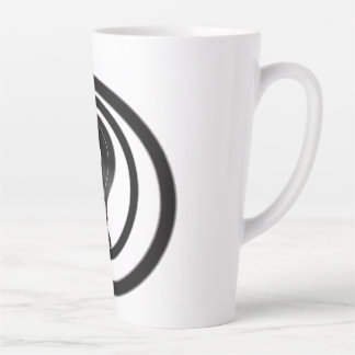 Caneca De Café Latte Ponto de interrogação simples