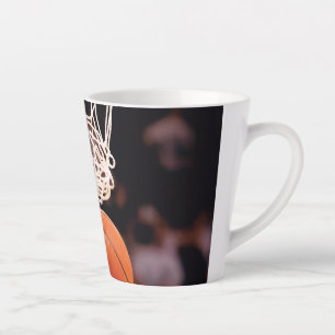 Caneca De Café Latte Pontuação de Basquete