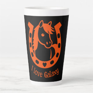 Caneca De Café Latte Pony Club Rider