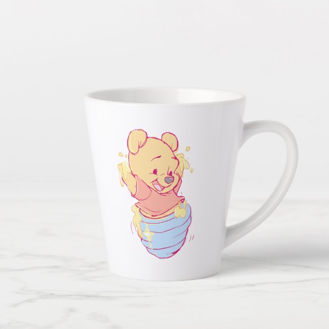 Caneca De Café Latte Pooh Latte Mug (Direita)