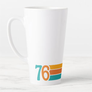 Caneca De Café Latte Pôr do sol retrô 76