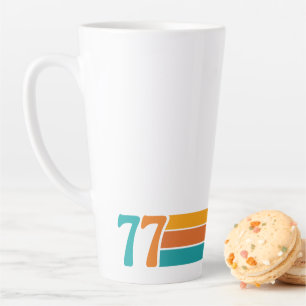 Caneca De Café Latte Pôr do sol retrô 77